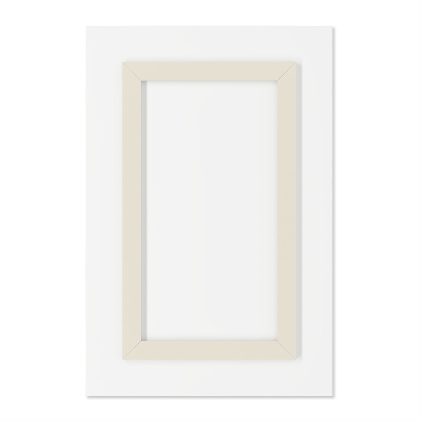 Stilled Passage - Modern Minimalist Acrylic Wall Art - 20 x 30 Inch - Back - Dyborn Designs