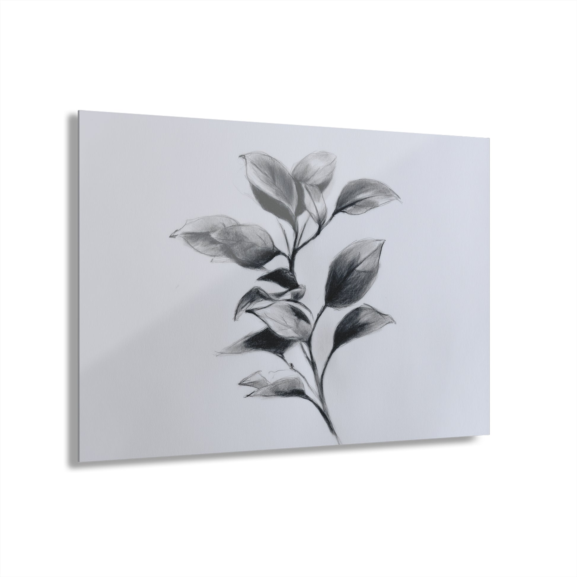 Subtle Growth - Modern Minimalist Acrylic Wall Art  - 30 x 20 Inch - Front - Dyborn Designs