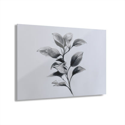 Subtle Growth - Modern Minimalist Acrylic Wall Art  - 30 x 20 Inch - Front - Dyborn Designs