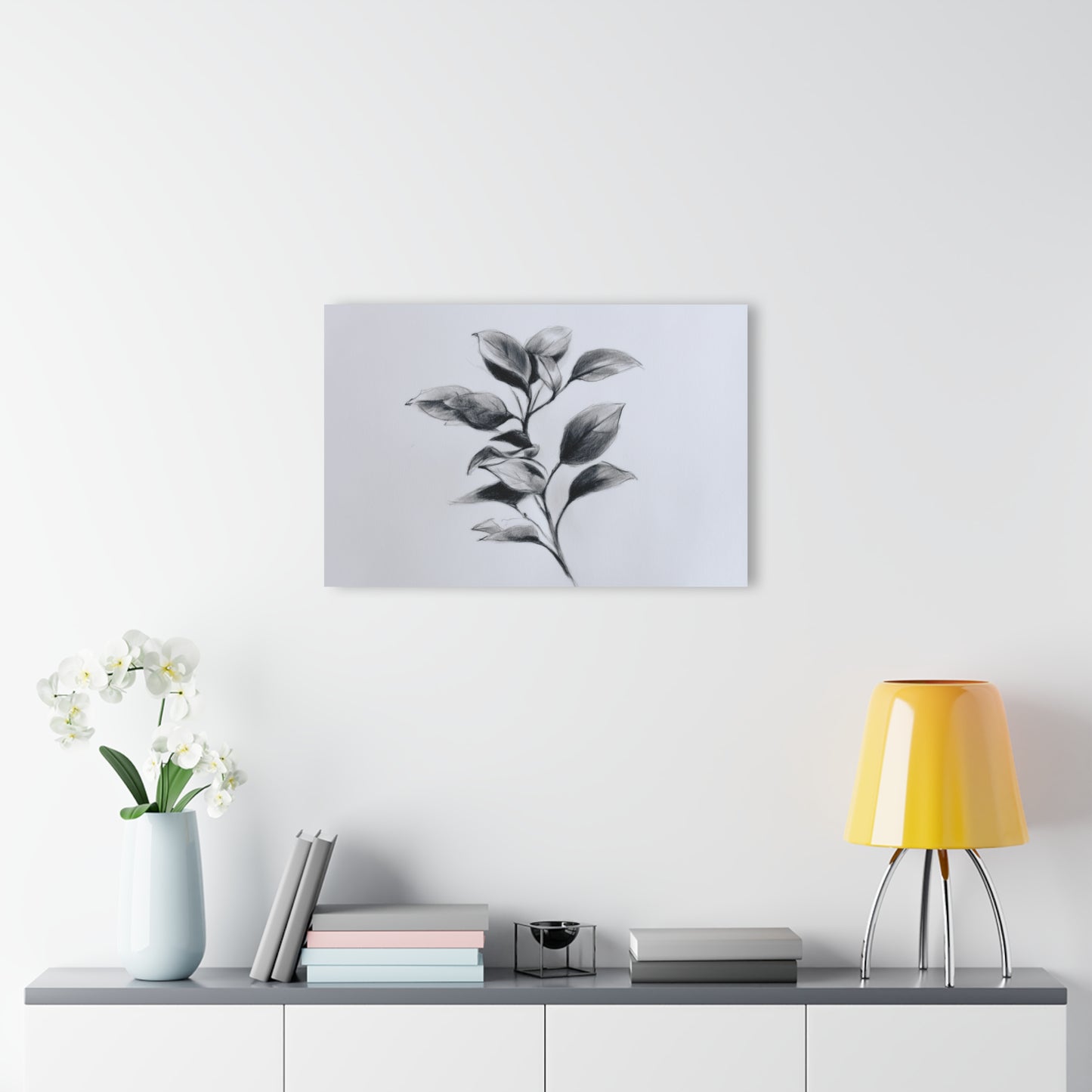 Subtle Growth - Modern Minimalist Acrylic Wall Art  - 30 x 20 Inch - Light Mock Up - Dyborn Designs