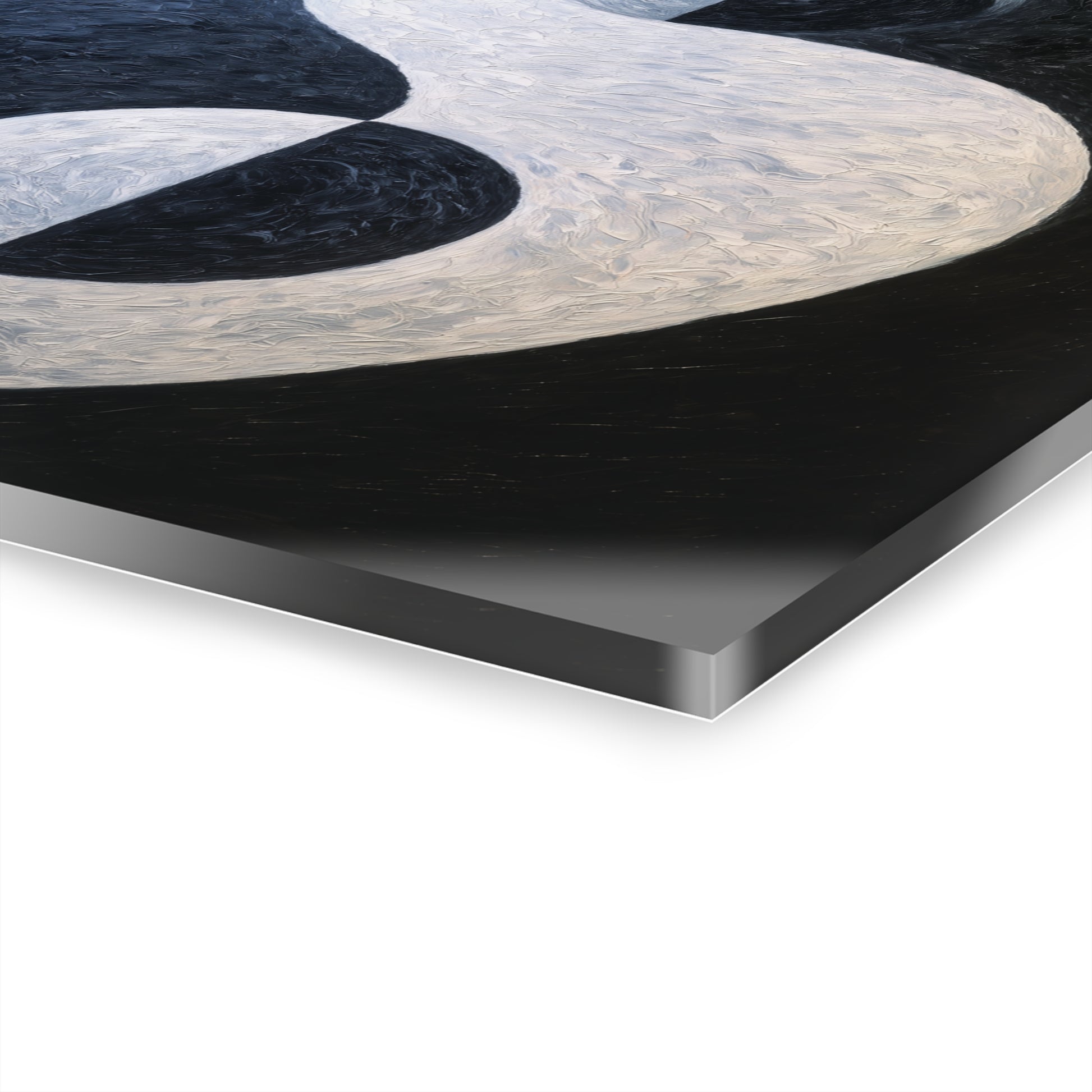 Symmetric Flow - Modern Minimalist Acrylic Wall Art - 11 x 14 Inch - Thickness - Dyborn Designs