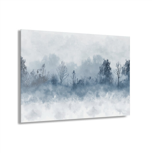 Veiled Canopy - Modern Minimalist Acrylic Wall Art - 30 x 20 Inch - Front - Dyborn Designs
