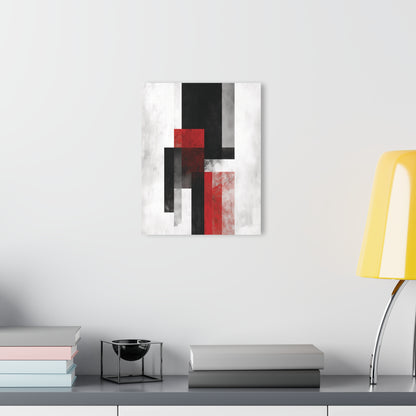 Vermilion Rise - Modern Minimalist Acrylic Wall Art - 11 x 14 Inch - Light Mock Up - Dyborn Designs