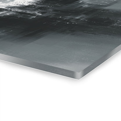 Vertical Haze - Modern Minimalist Acrylic Wall Art - 20 x 16 Inch - Thickness - Dyborn Designs