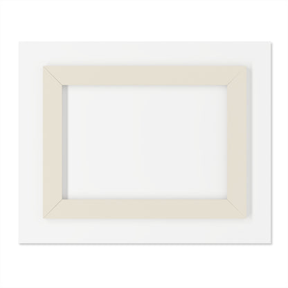 Wind-Swept Dune - Modern Minimalist Acrylic Wall Art - 20 x 16 Inch - Back - Dyborn Designs