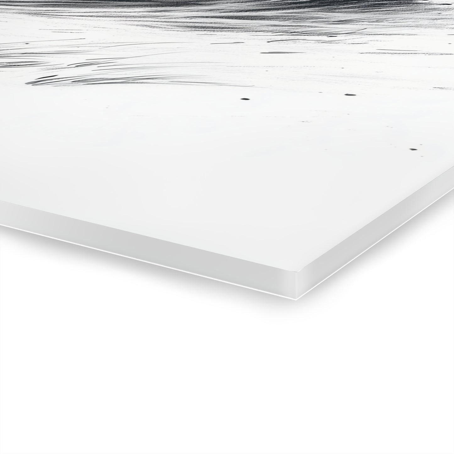 Wind-Swept Dune - Modern Minimalist Acrylic Wall Art - 20 x 16 Inch - Thickness - Dyborn Designs